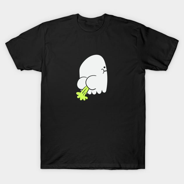 Fart Ghost T-Shirt by RadicalLizard